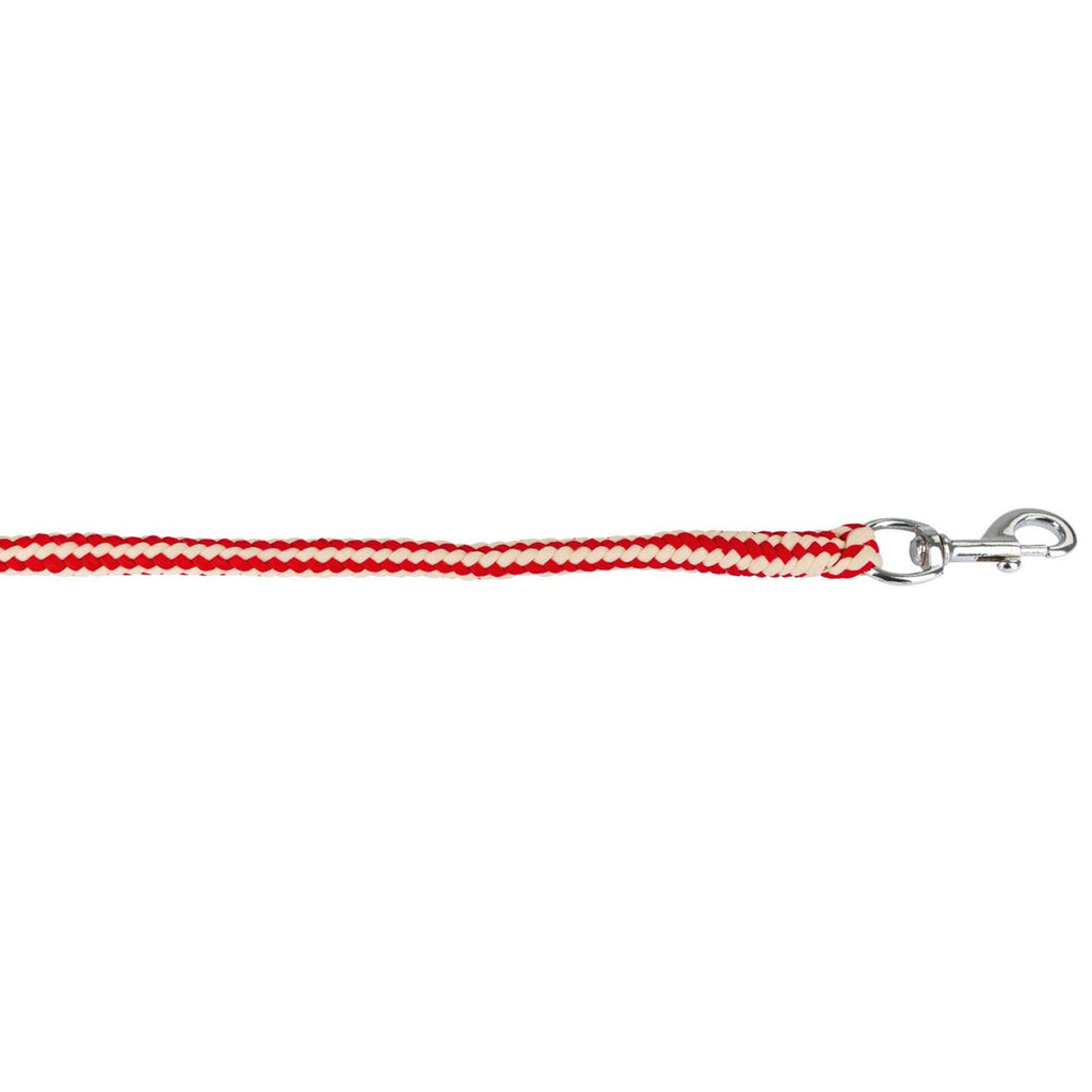 Covalliero Halstertouw Hippo met Musketonhaak Bordeaux/Beige