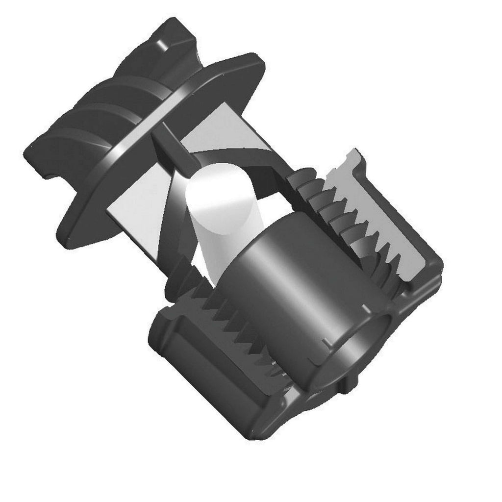 Ako Schroefisolator Draad- Koord 10 Stuks Zwart/Rood