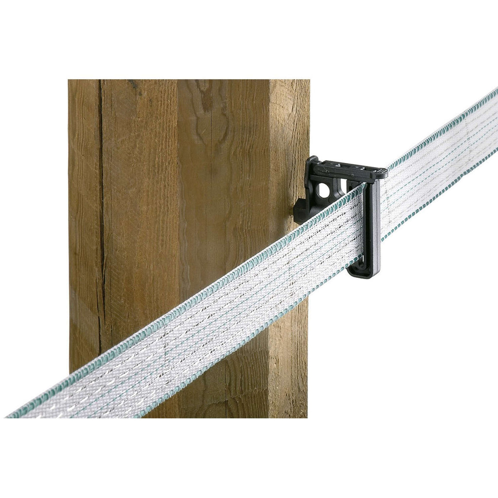 Clip Insulator Maxi Tape/Rope 6mm Screw 30 Stuks