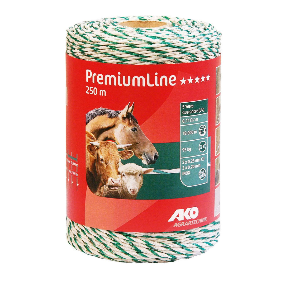 Ako Draad PremiumLine Wit/Groen