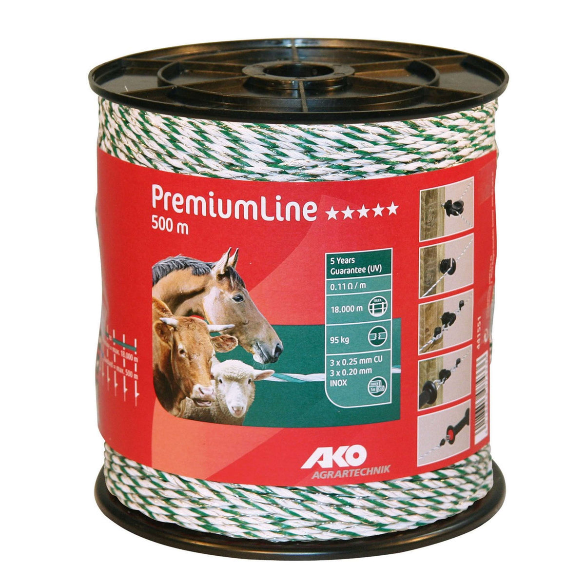 Ako Draad PremiumLine Wit/Groen