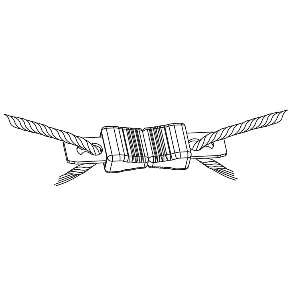 Ako Draadverbinder Litzclip Recht RVS 10 Stuks