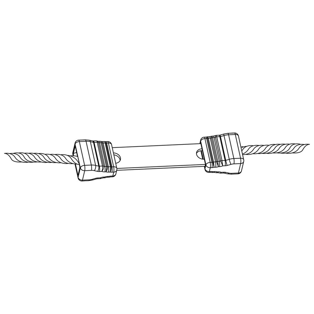 Ako Draadverbinder Litzclip Recht RVS 10 Stuks
