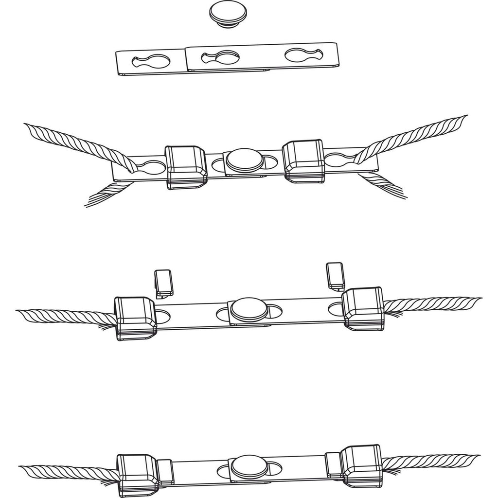 Kerbl Veiligheidskoppeling Litzclip 6 Stuks