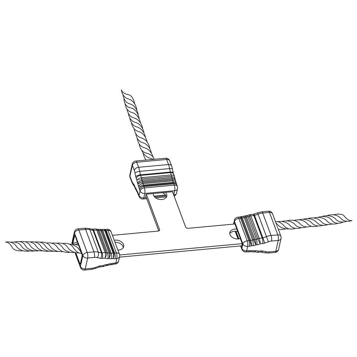 Ako Litzclip Draad-T-Verbinder 3mm Verzinkt