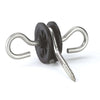 Agradi Power Poortgreep Insulator Gegalvaniseerd 2 Haken 10 Stuks