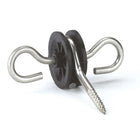 Agradi Power Poortgreep Insulator Gegalvaniseerd 2 Haken 10 Stuks