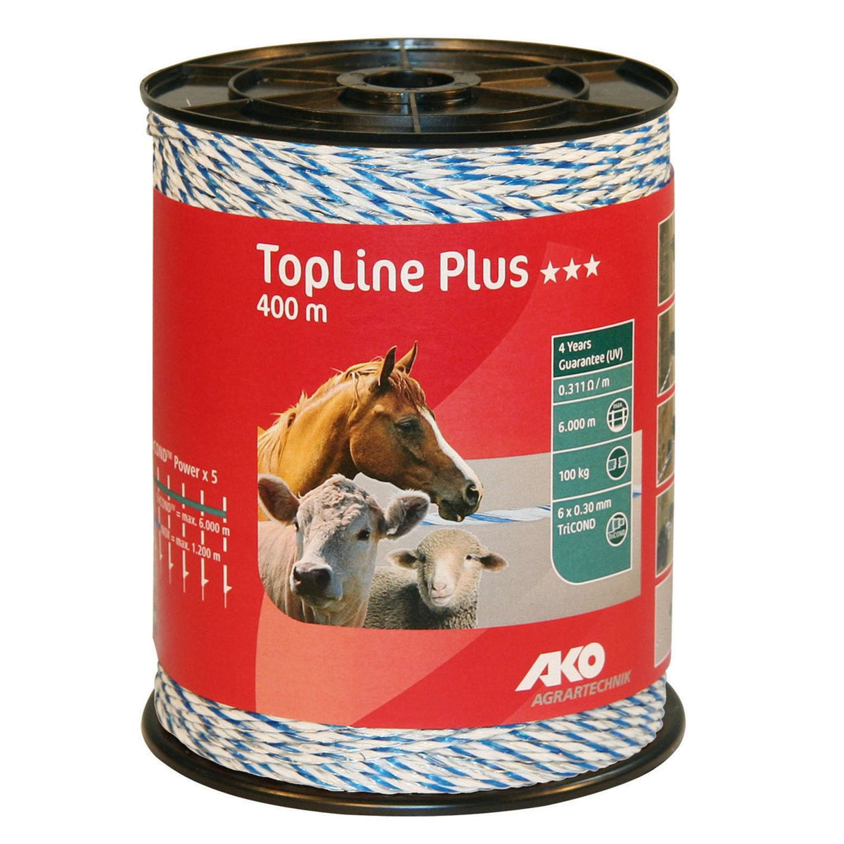 Ako Topline Plus Draad Wit/Blauw