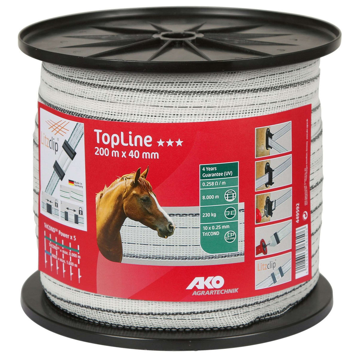 Ako Lint Topline Wit/Zwart