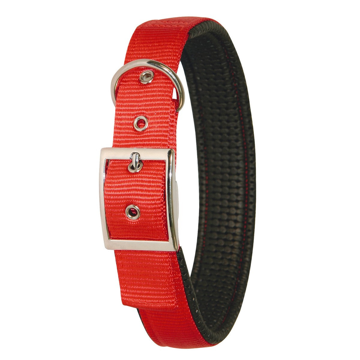 Kerbl Nylonhalsband Miami Plus Rood