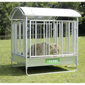 Kerbl Square hay rack for horses with safety feeding barrier