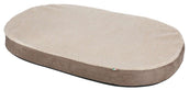 Kerbl Matras Memory-Foam Oval grijs/beige