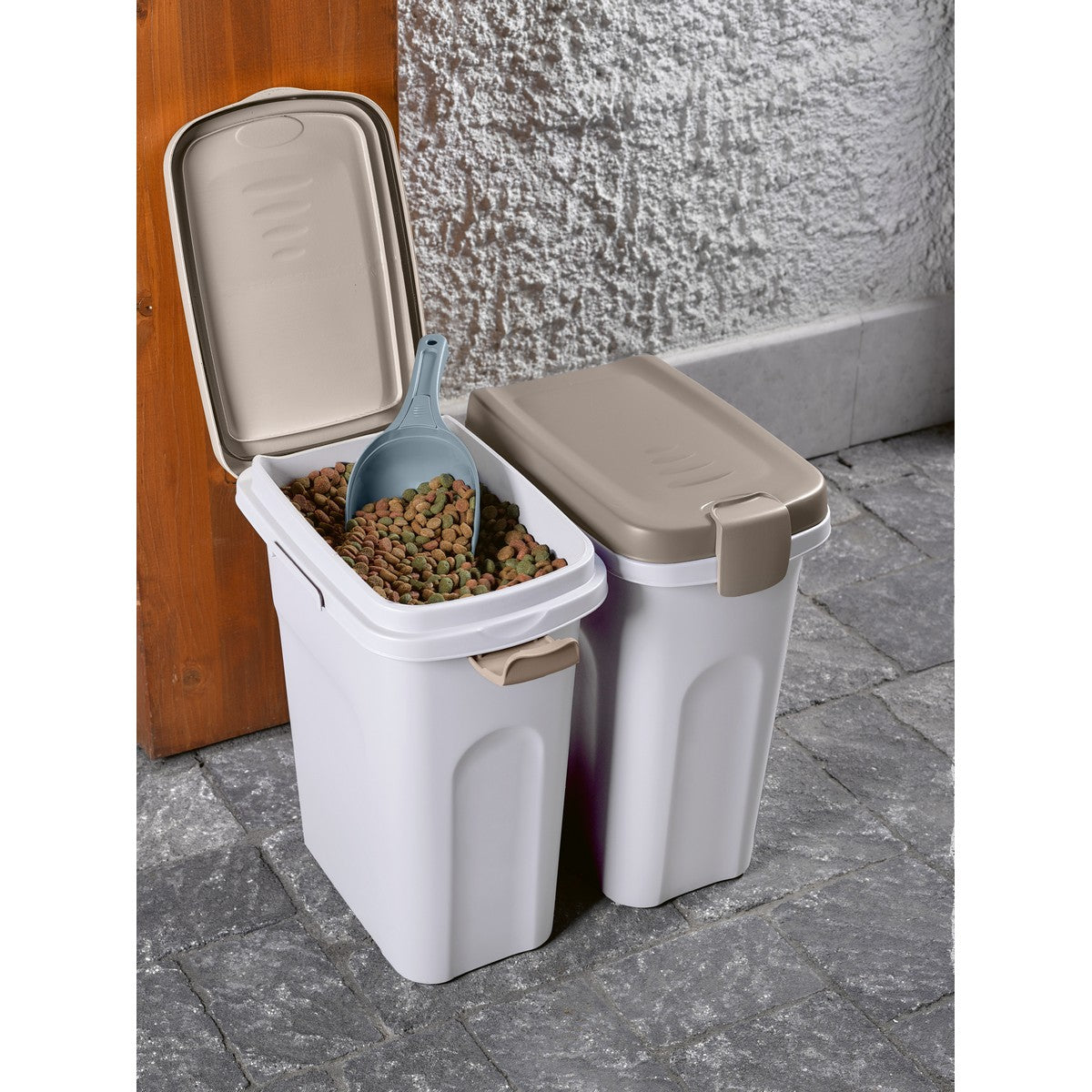 Kerbl Container Petfood Wit/Bruin