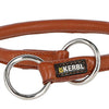 Kerbl Halsband Roma Rundleer met Stopper Cognac