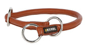 Kerbl Halsband Roma Rundleer met Stopper Cognac