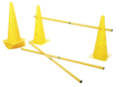 Kerbl Agility Pylon Set 3 Opstakels Rood/Geel