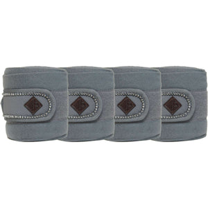 Kentucky Bandages Polar Fleece Pearls Grijs