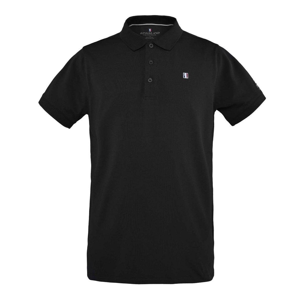 Kingsland Polo Shirt Classic Heren Zwart