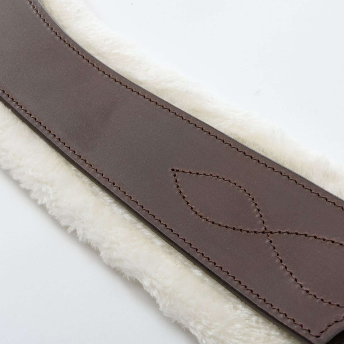 Kavalkade Veelzijdigheidssingel Casper Oiled Leather Faux Fur met Elastiek Bruin/Naturel
