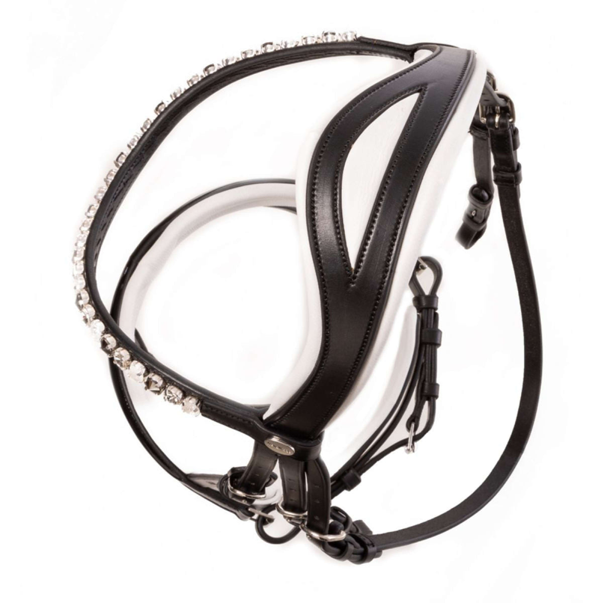 Kavalkade Hoofdstel Zora Zwart/Patent/Wit