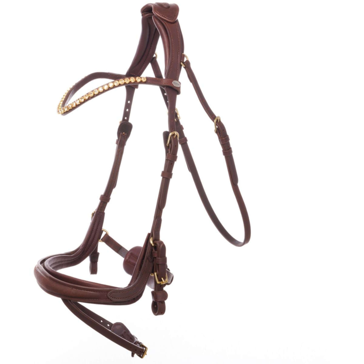 Kavalkade Hoofdstel Caliano Bruin/Brass