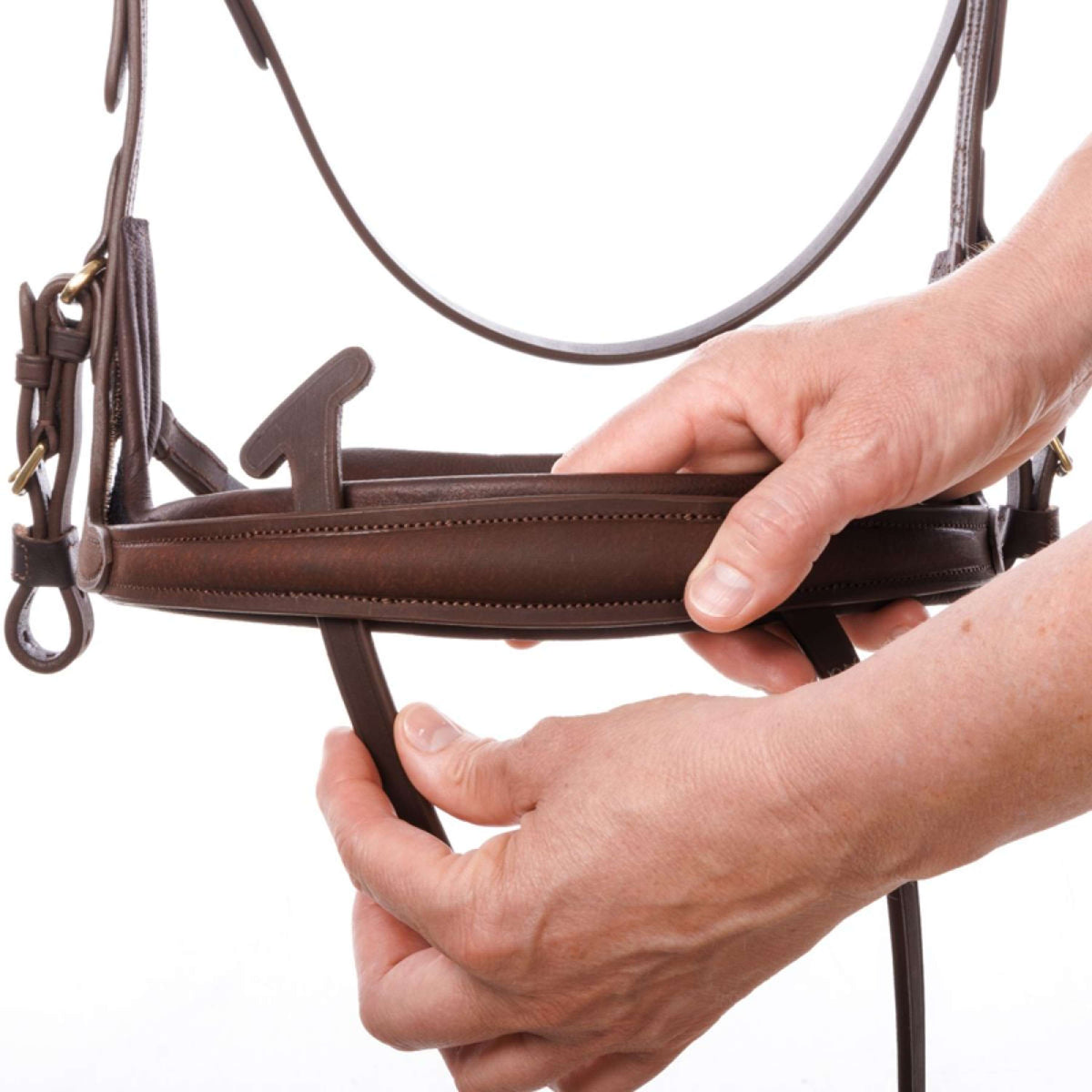 Kavalkade Hoofdstel Caliano Bruin/Brass