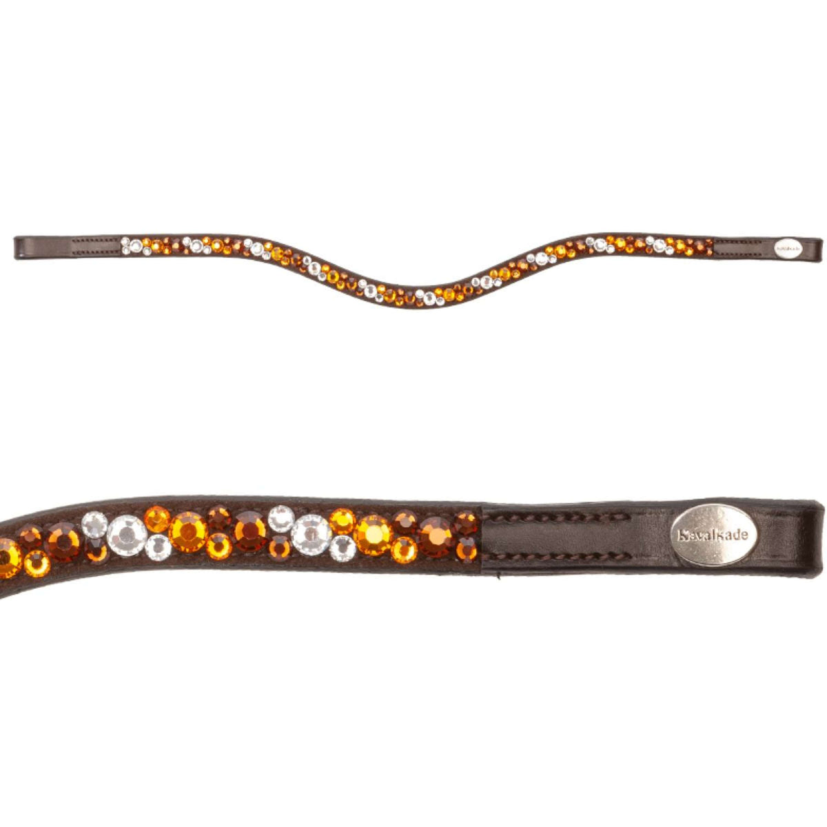 Kavalkade Frontriem Sparkle Bruin