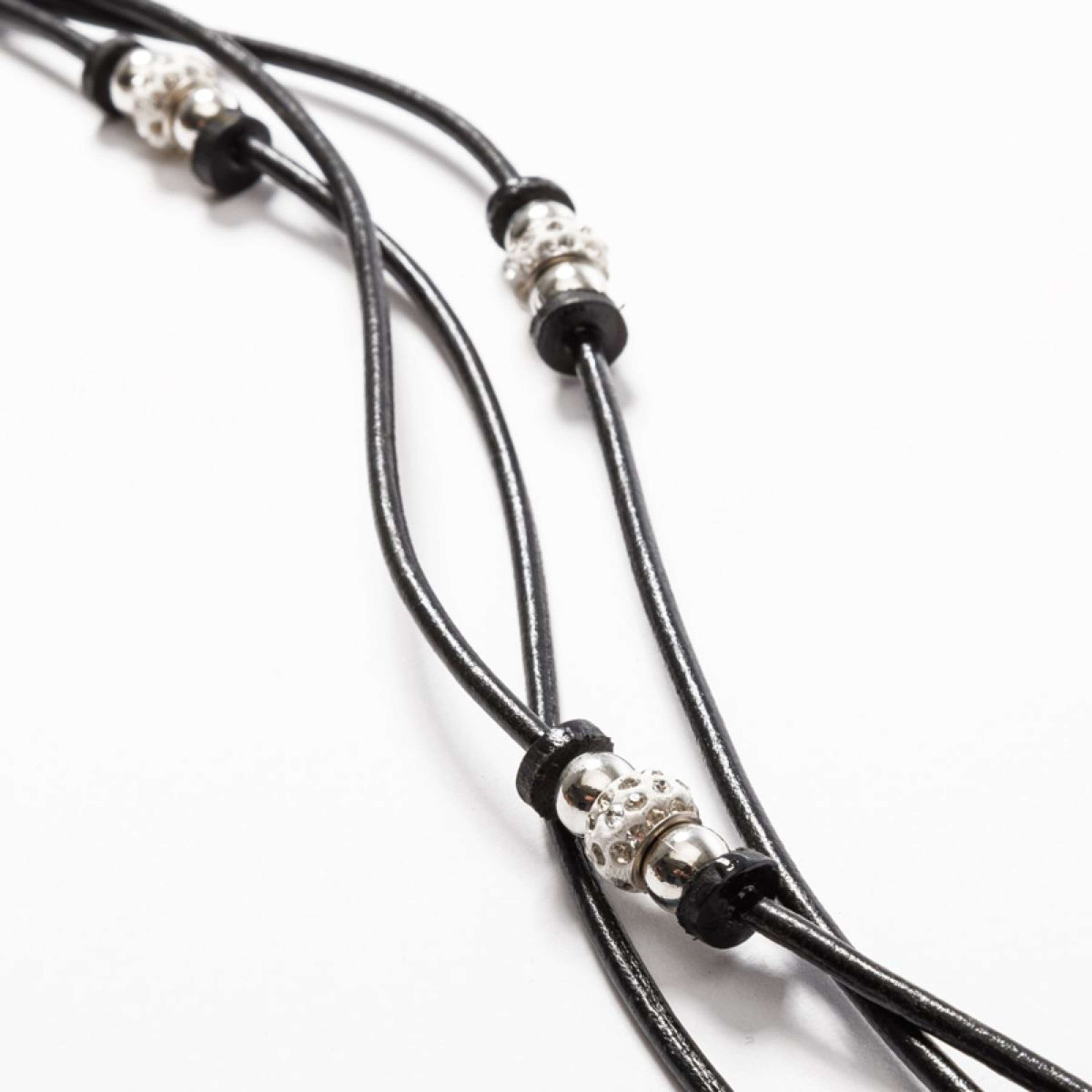 Kavalkade Frontriem Grace Zwart/Wit