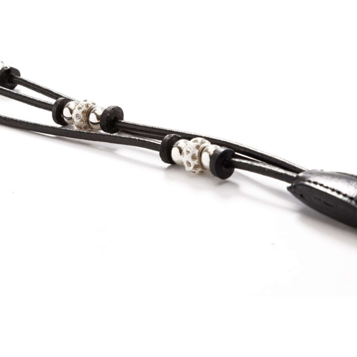 Kavalkade Frontriem Grace Zwart/Wit