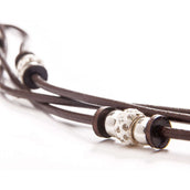 Kavalkade Frontriem Grace Bruin/Wit