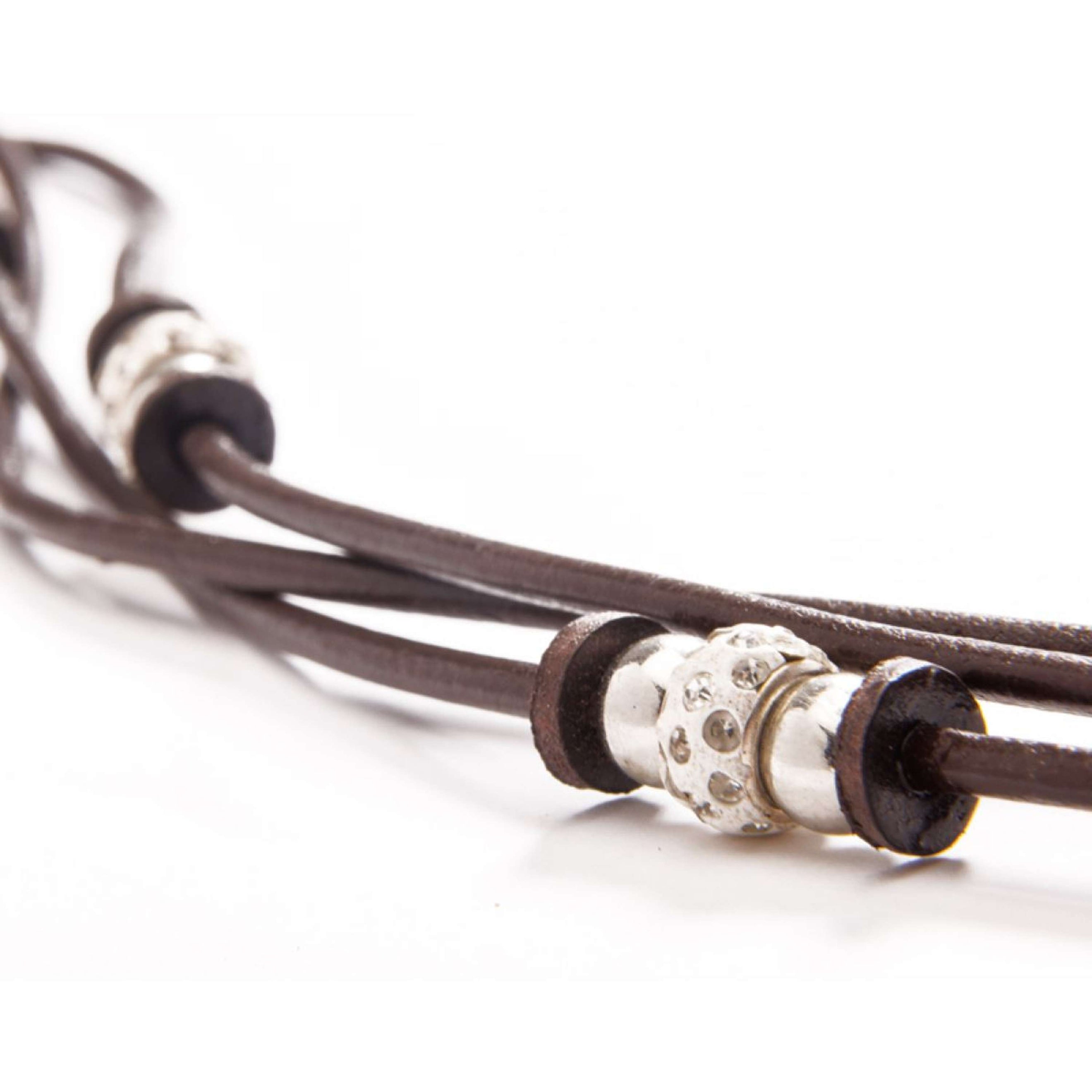 Kavalkade Frontriem Grace Bruin/Wit