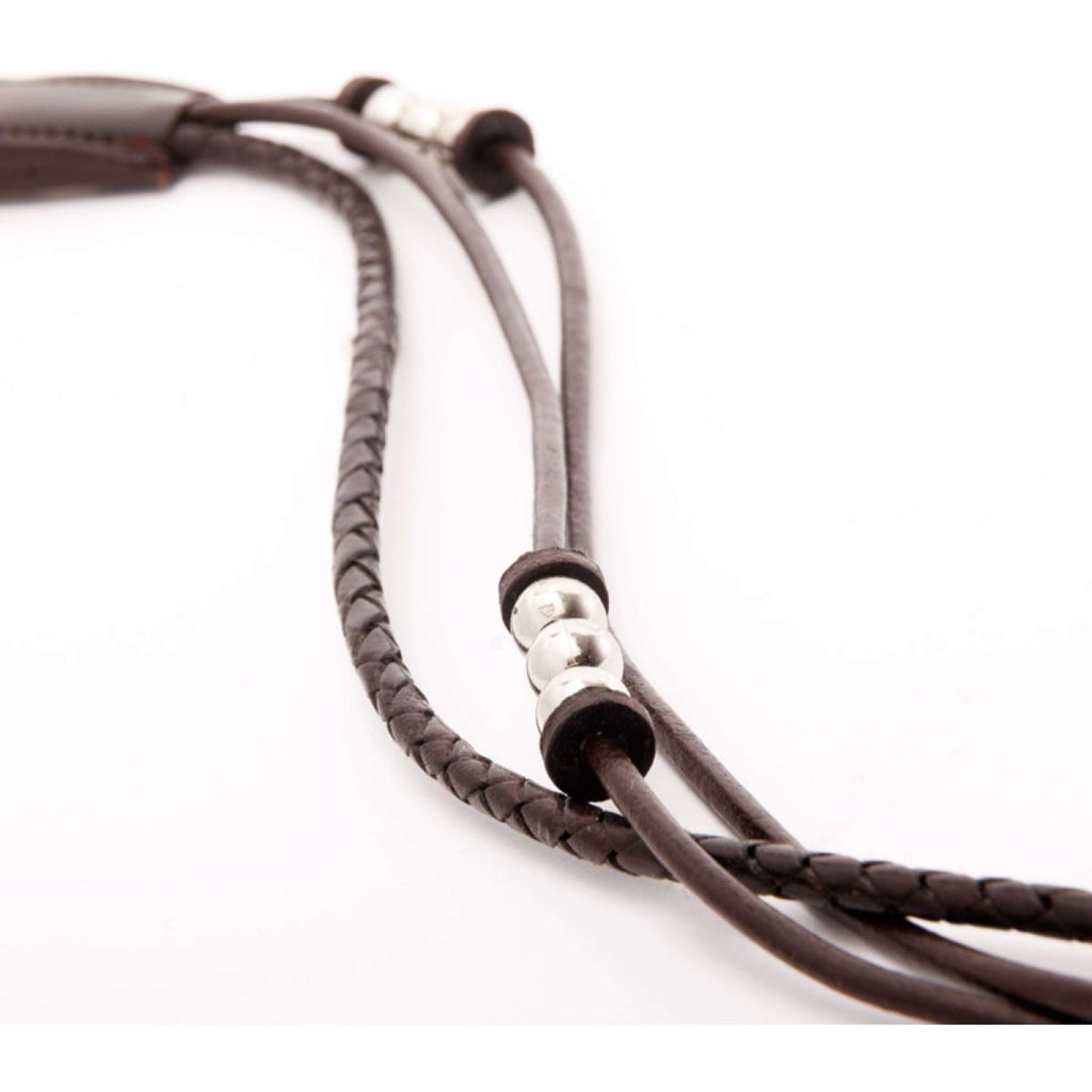 Kavalkade Frontriem Joy Bruin/Zilver