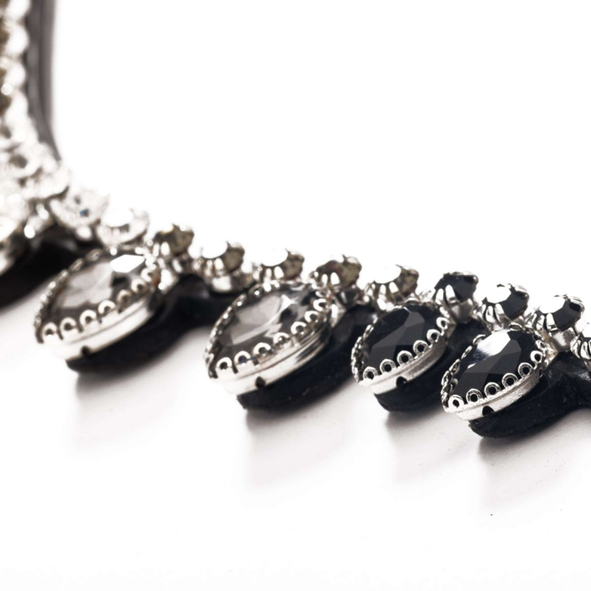 Kavalkade Frontriem Empress Zwart/Zwart/Wit