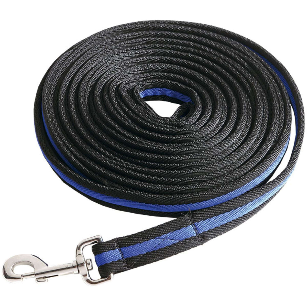 Kavalkade Longeerlijn BlackDuo 25mm Zwart/Royal Blue