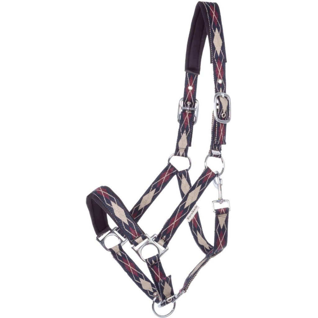 Kavalkade Halster Classic Raute Blauw/Creme/Bordeaux