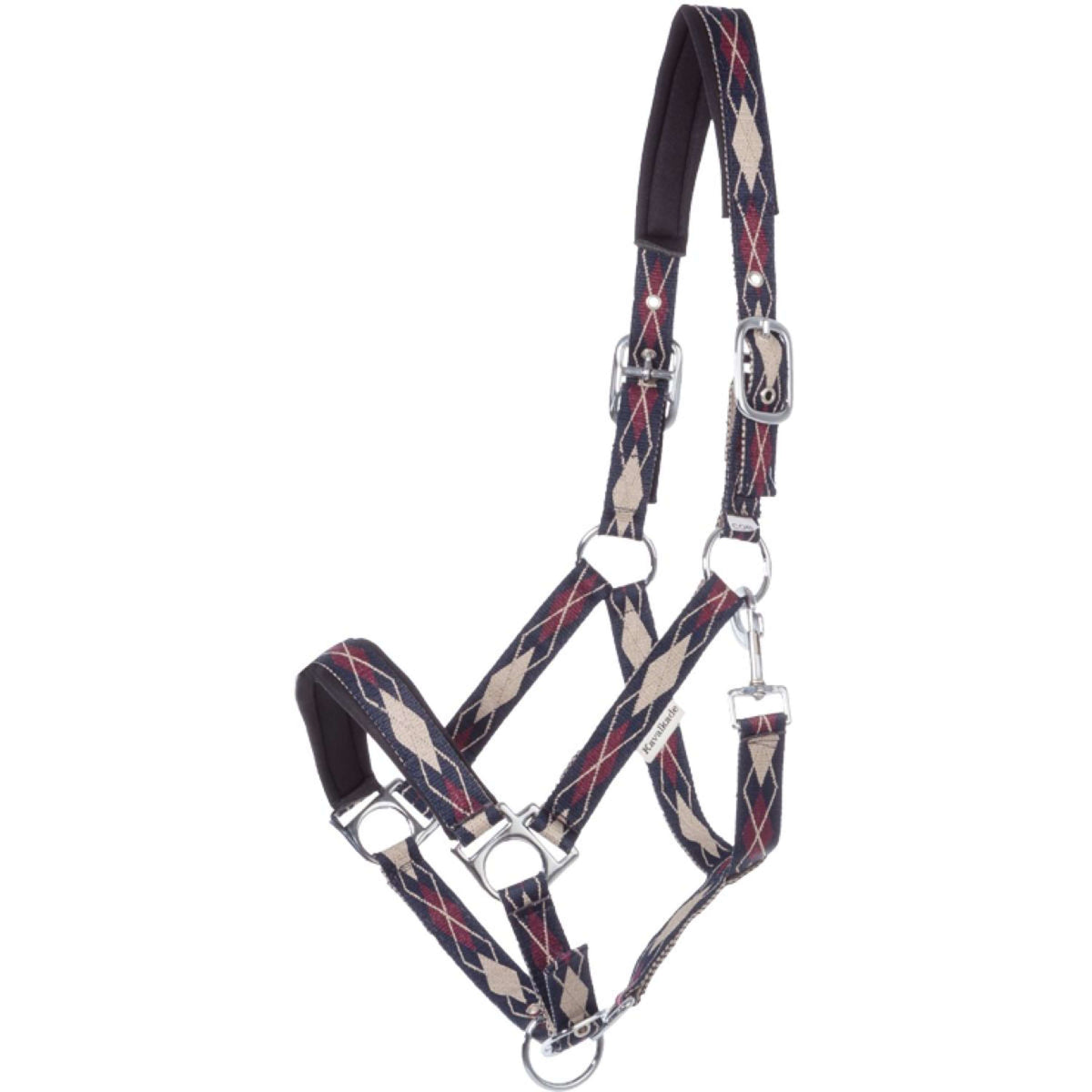 Kavalkade Halster Classic Raute Blauw/Creme/Bordeaux