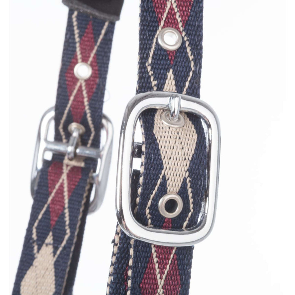 Kavalkade Halster Classic Raute Blauw/Creme/Bordeaux