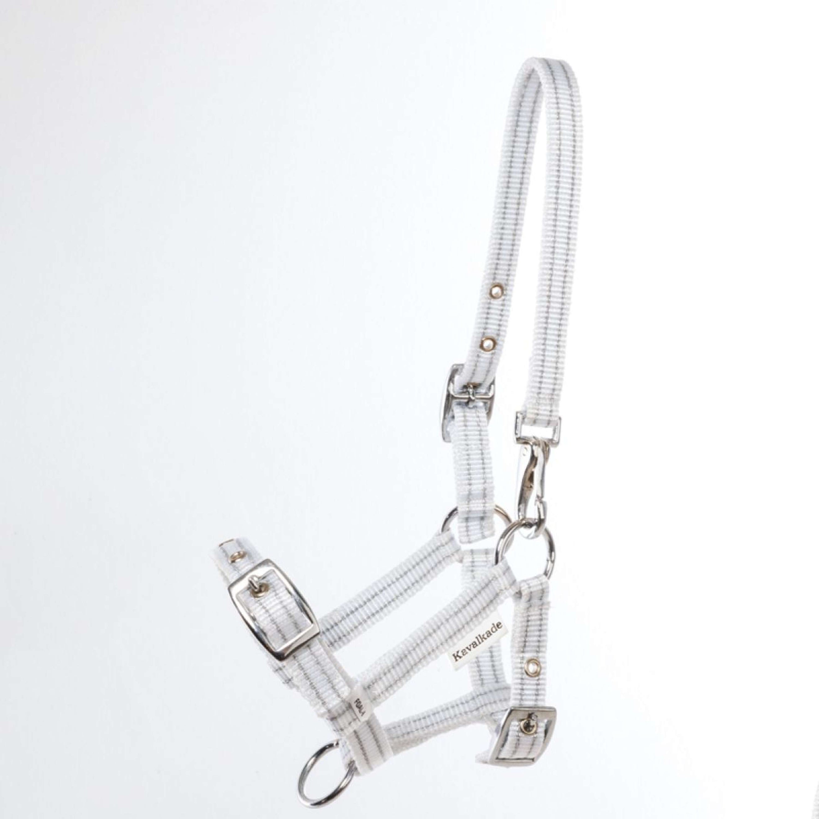 Kavalkade Halster Foal/Yearling Wit/Zilver