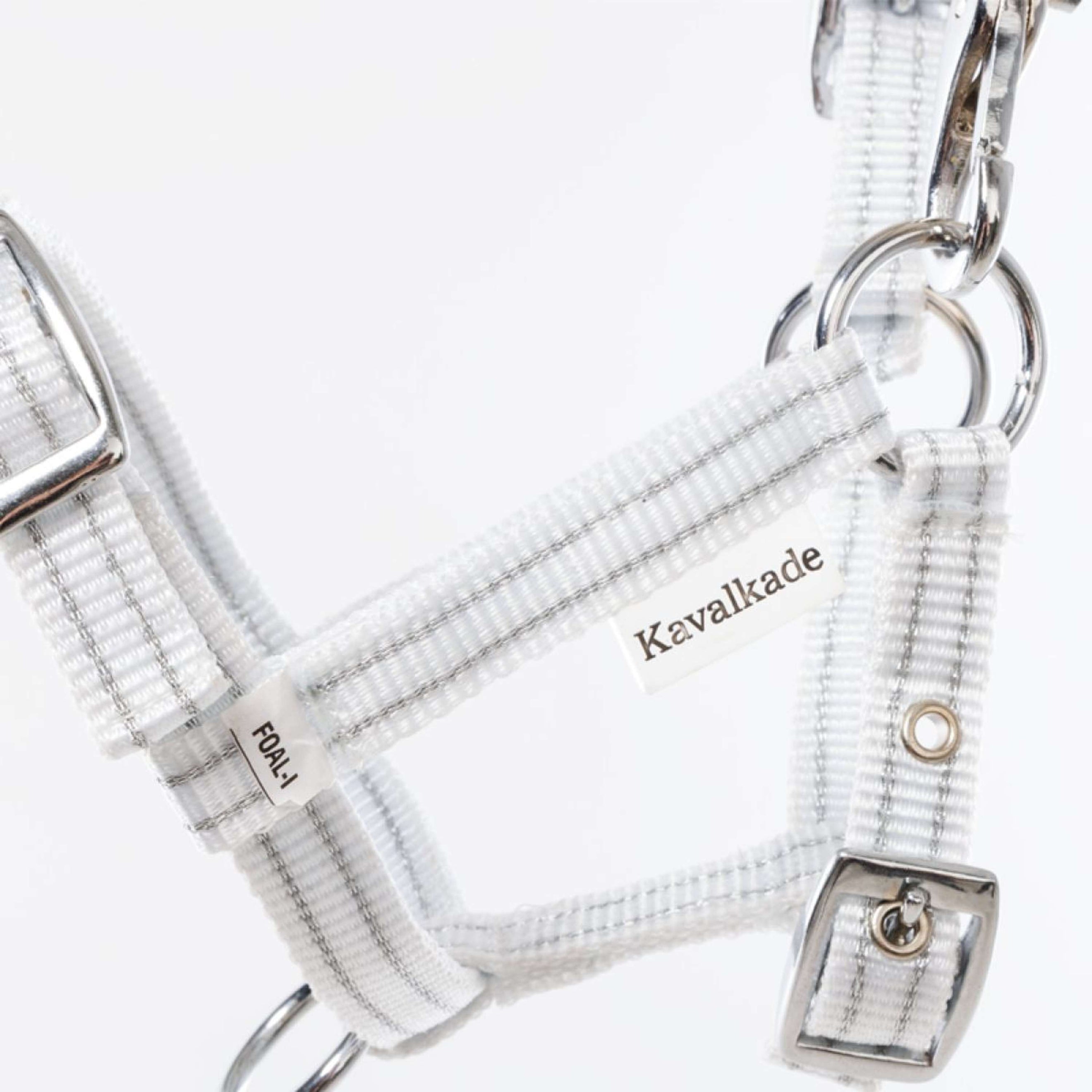 Kavalkade Halster Foal/Yearling Wit/Zilver Kavalkade Halster Foal/Yearling Wit/Zilver