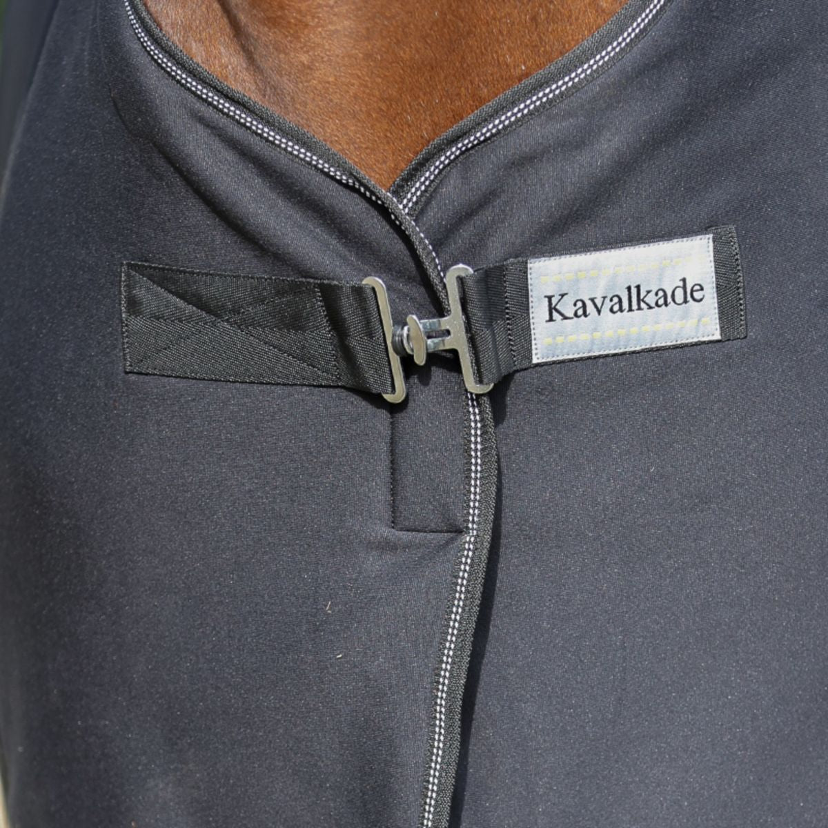 Kavalkade Jersey Fleecedeken Elegance Zwart