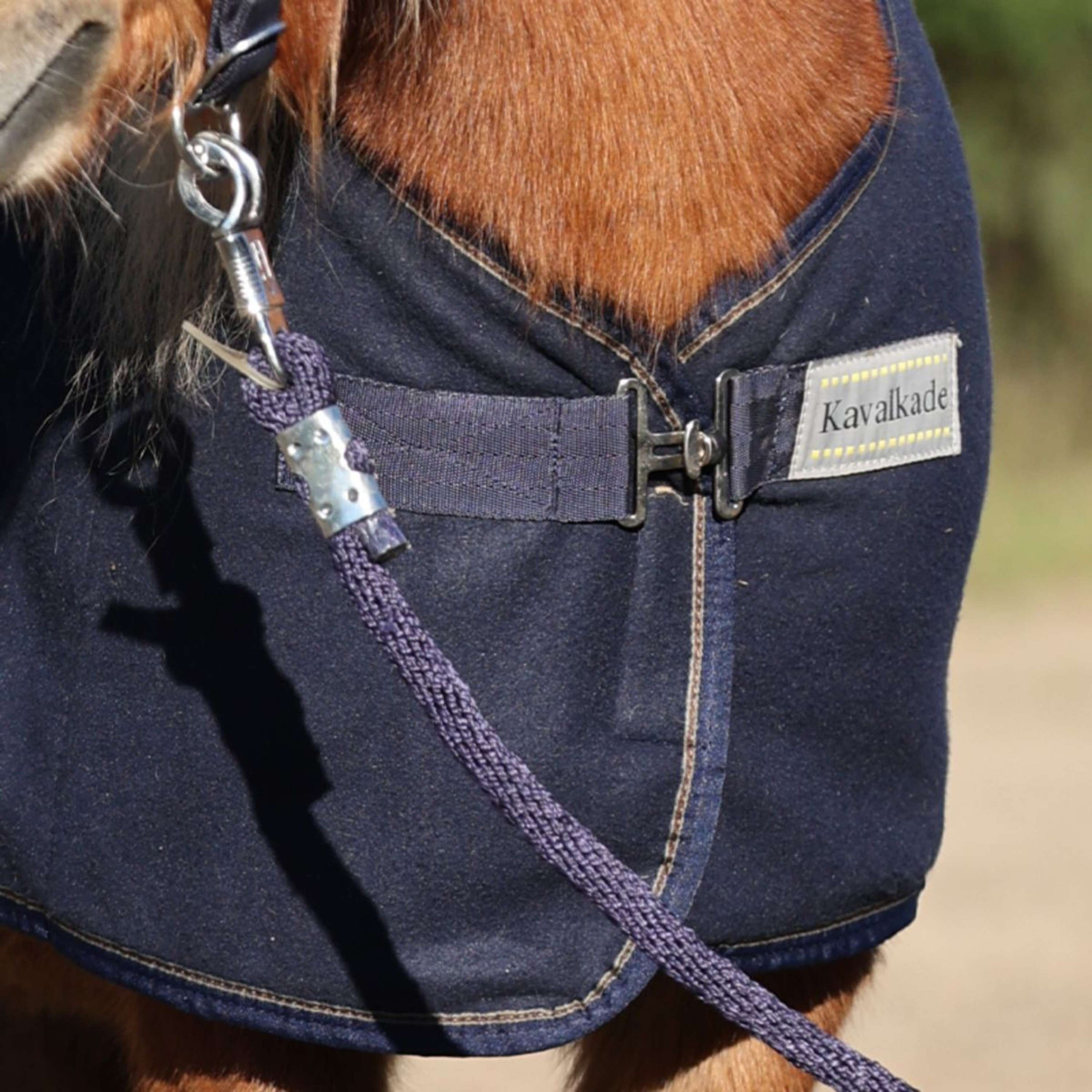 Kavalkade Fleecedeken Shetty-Ecoline Navy Kavalkade Fleecedeken Shetty-Ecoline Navy