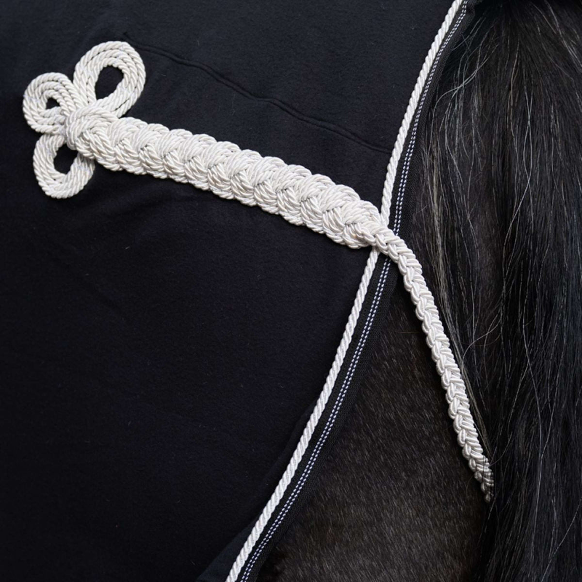 Kavalkade Cooler Removable Chest Flap Zwart/Wit