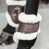 Kentucky Strijklappen Young Horse Vegan Sheepskin Bruin