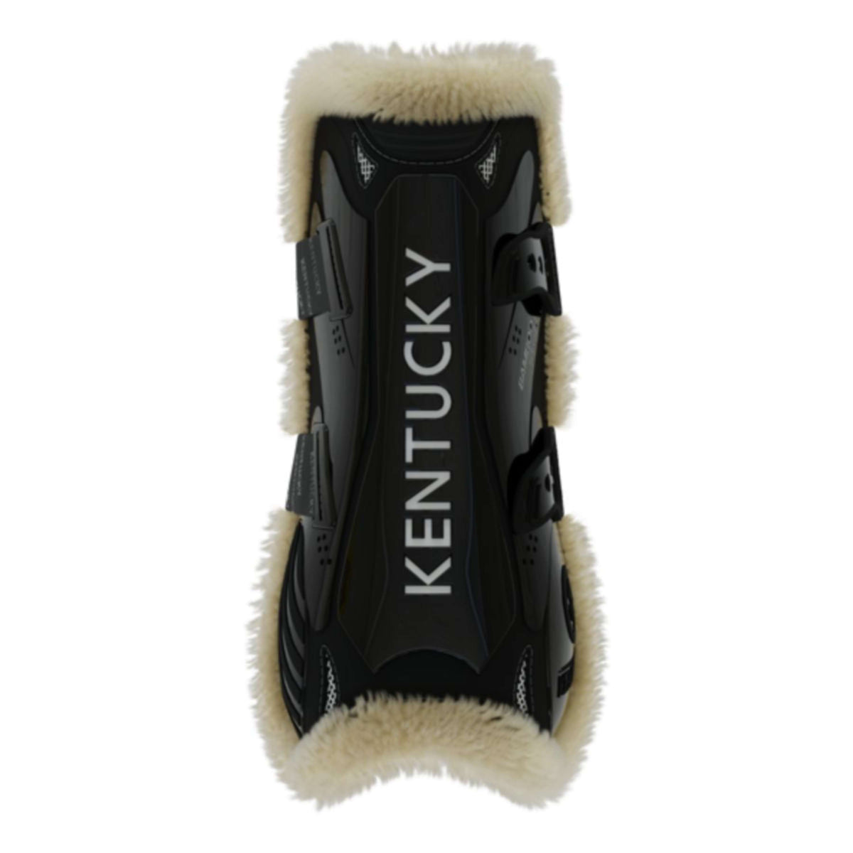 Kentucky Peesbeschermers Bamboo Elastic Vegan Sheepskin Zwart