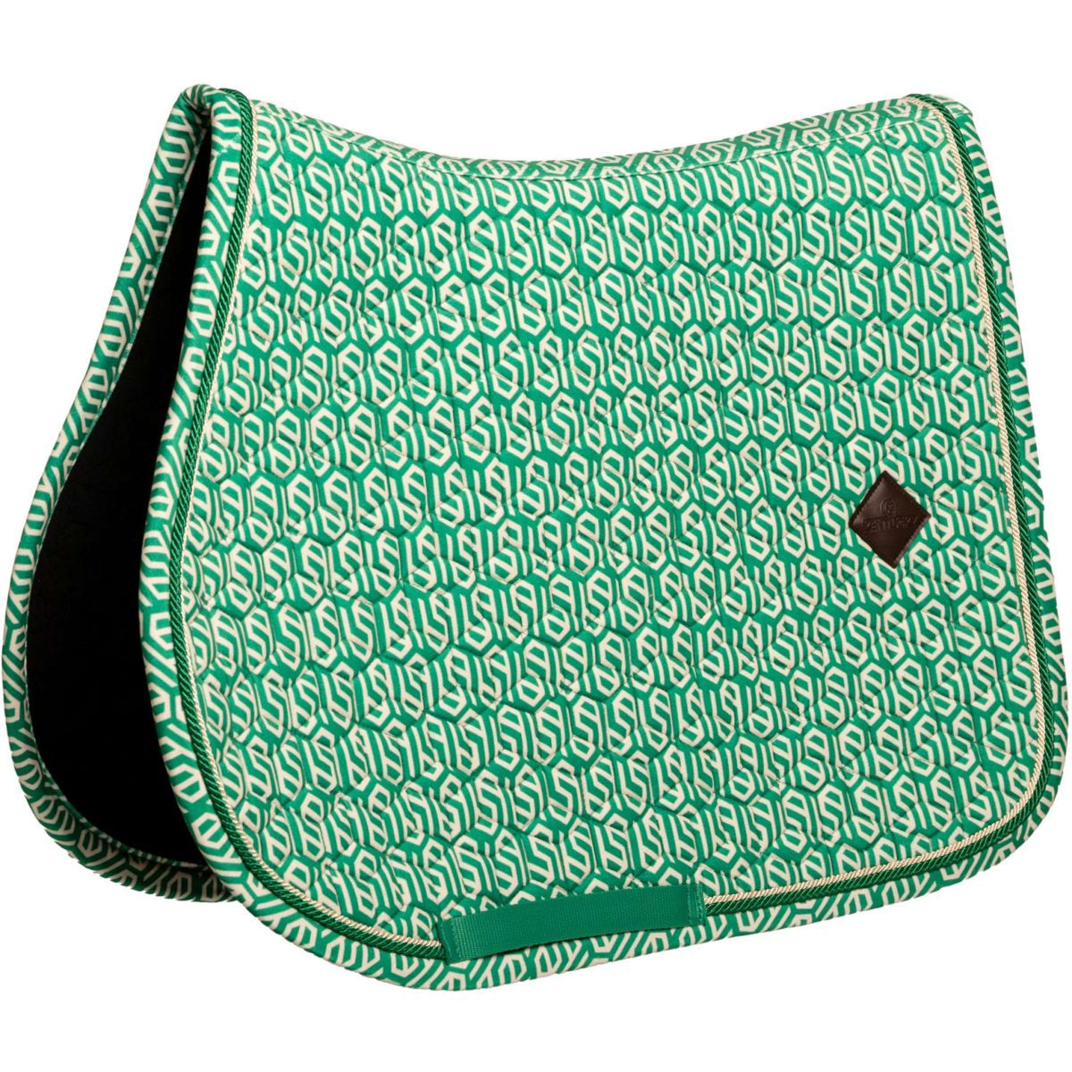 Kentucky Zadeldekje Velvet Maze Cipher Springen Wit/Groen
