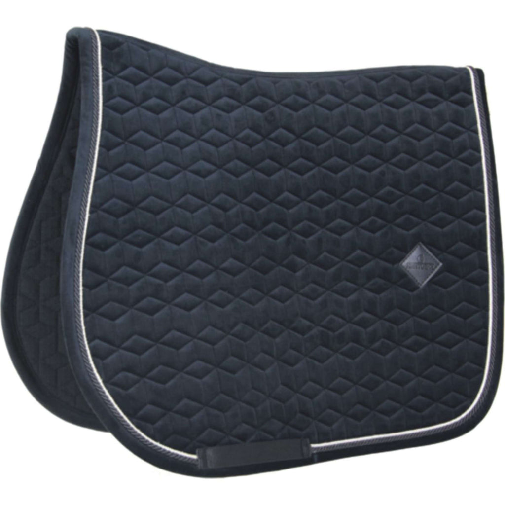 Kentucky Zadeldekje Basic Velvet Springen Zwart