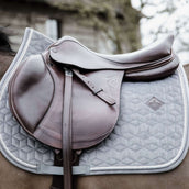 Kentucky Zadeldekje Basic Velvet Springen Grijs