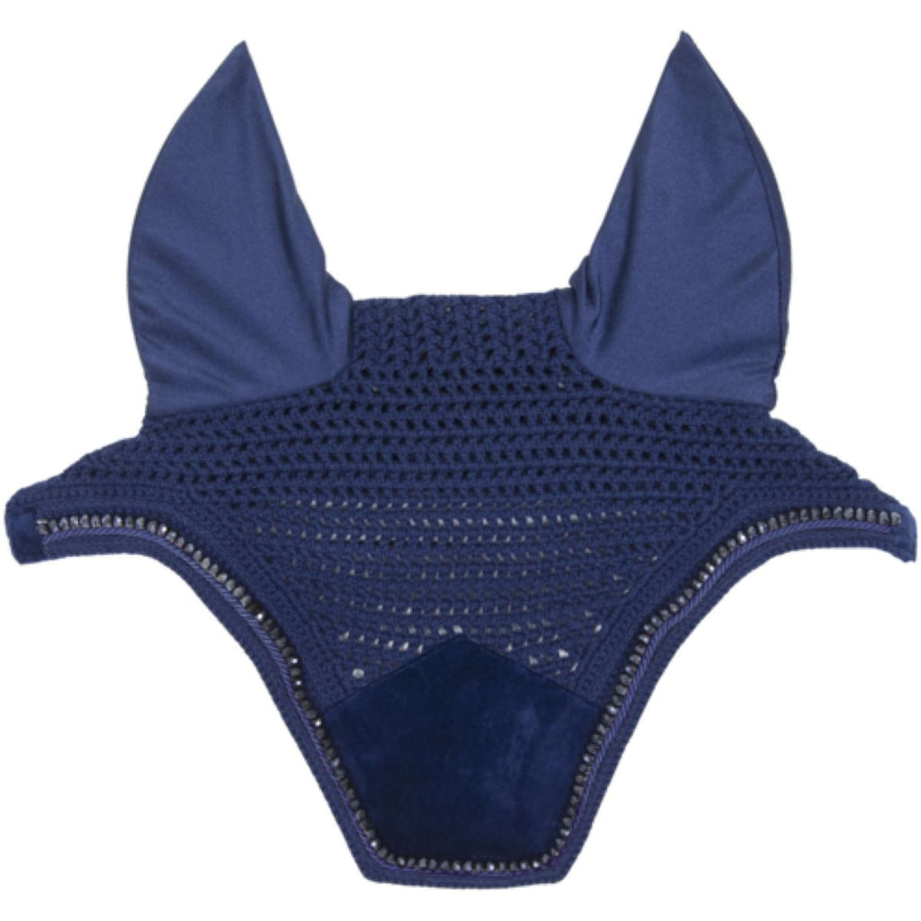 Kentucky Oornetje Wellington Velvet Pearls Navy