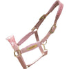 Kentucky Halster Velvet Glitter Unicorn Oud Roze