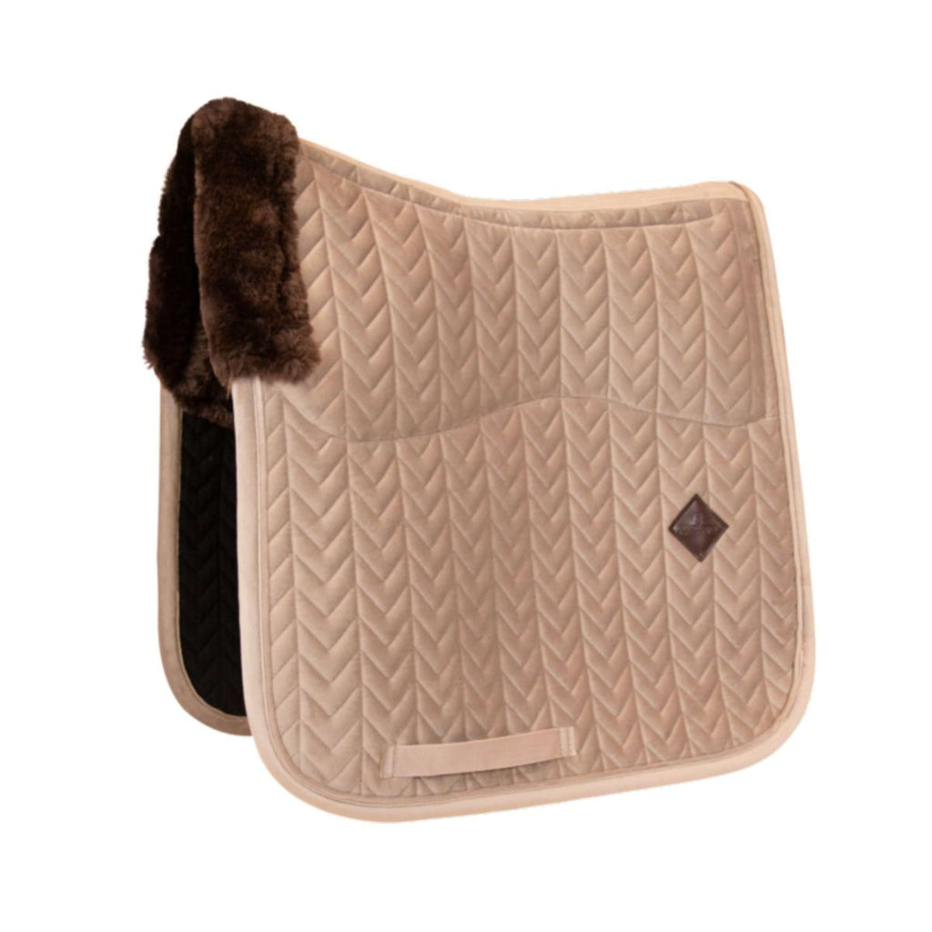 Kentucky Zadeldekje Skin Friendly Velvet Dressuur Beige
